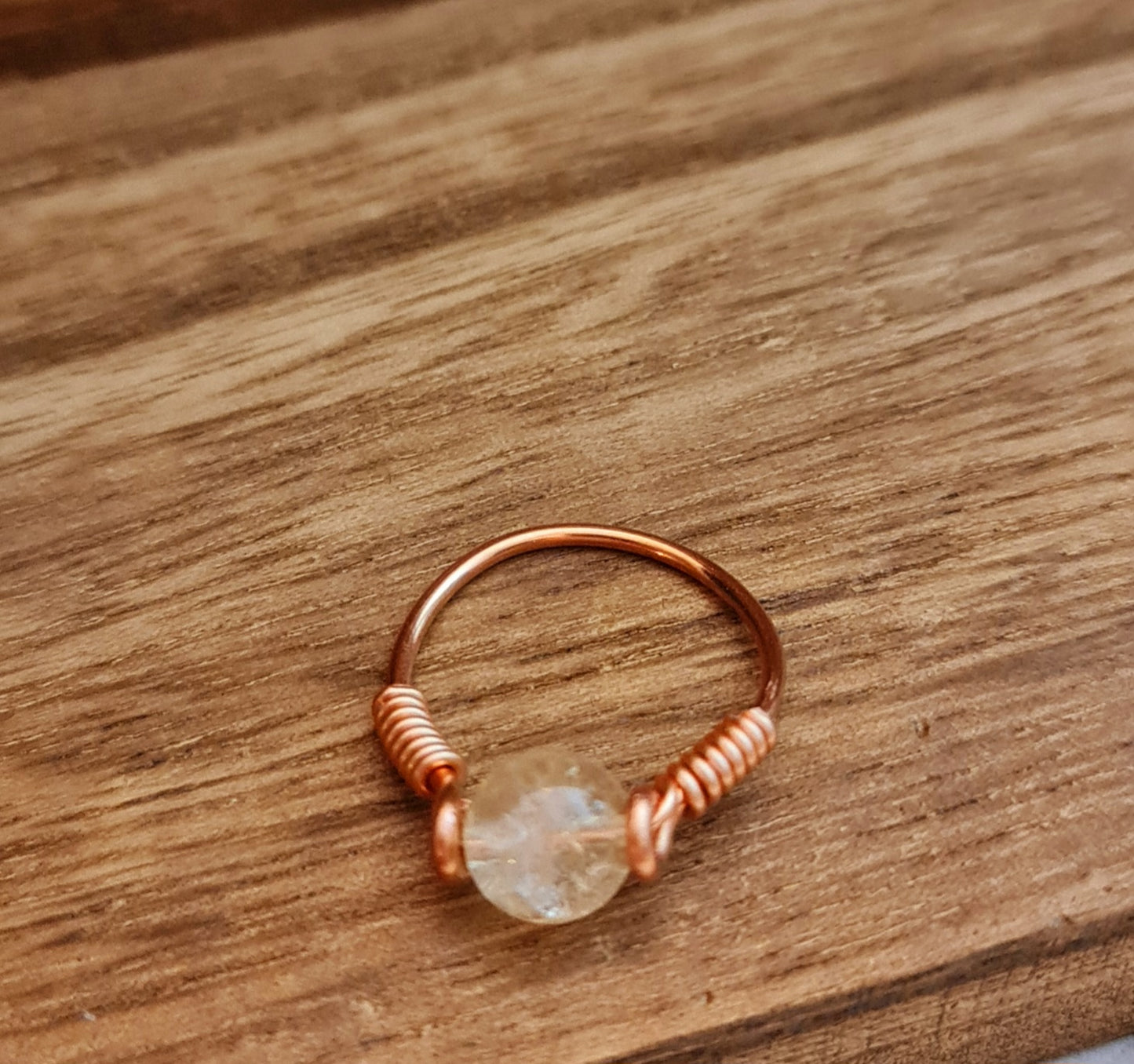 Wire wrapped Gemstone Ring Collection